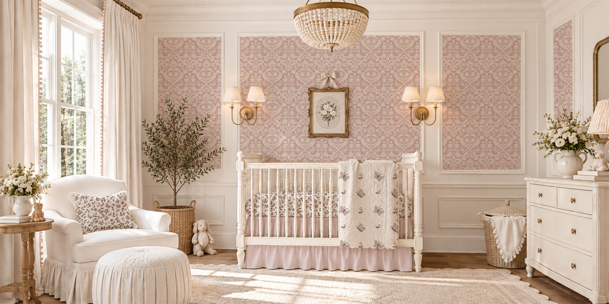 Serene Ivory Nursery Mockup